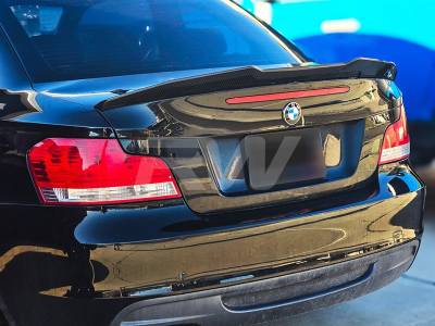 RW Carbon - BMW E82 Carbon Fiber GTX Trunk Spoiler bmwe82017 - Image 1