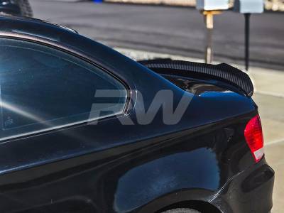 RW Carbon - BMW E82 Carbon Fiber GTX Trunk Spoiler bmwe82017 - Image 2