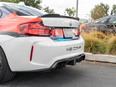 RW Carbon - BMW F22 F87 CS Style Carbon Fiber Trunk Spoiler bmwf22019 - Image 2