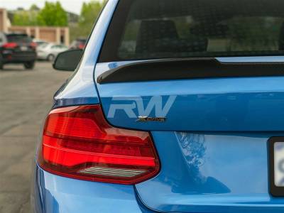 RW Carbon - BMW F22 F87 CS Style Carbon Fiber Trunk Spoiler bmwf22019 - Image 3