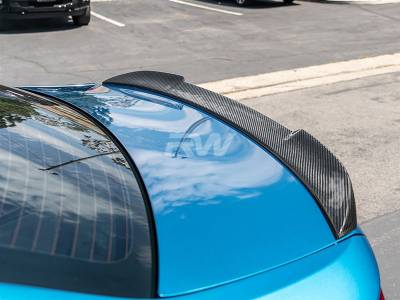RW Carbon - BMW F22 F87 CS Style Carbon Fiber Trunk Spoiler bmwf22019 - Image 4