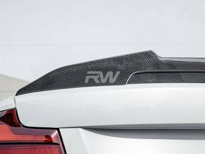 RW Carbon - BMW F22/F87 GTX V2 Carbon Fiber Trunk Spoiler bmwf8733 - Image 4