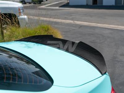 RW Carbon - BMW F30 F80 M3 GTX V2 Carbon Fiber Trunk Spoiler bmwf80m308 - Image 2