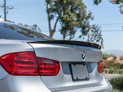 BMW F30 Performance Style Carbon Fiber Trunk Spoiler bmwf30003