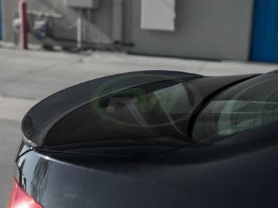 RW Carbon - BMW F30 Performance Style Carbon Fiber Trunk Spoiler bmwf30003 - Image 2