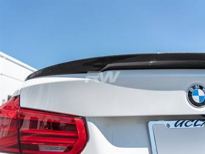 RW Carbon - BMW F30 Performance Style Carbon Fiber Trunk Spoiler bmwf30003 - Image 4