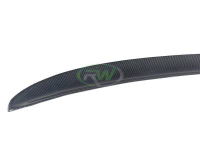 RW Carbon - BMW F30 Performance Style Carbon Fiber Trunk Spoiler bmwf30003 - Image 6