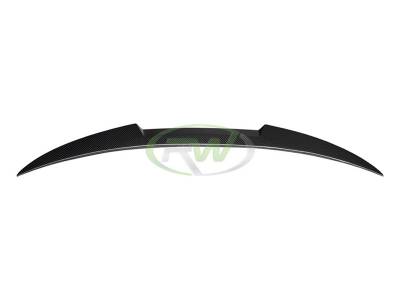 RW Carbon - BMW E93 M4 Style Carbon Fiber Trunk Spoiler bmwe9xm336 - Image 6