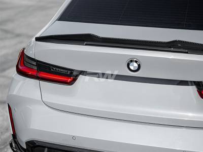 RW Carbon - BMW G20/G80 GTX Carbon Fiber Trunk Spoiler bmwg20026 - Image 5
