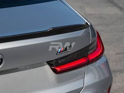 RW Carbon - BMW G20 G80 CS Style Carbon Fiber Trunk Spoiler bmwg20001 - Image 4