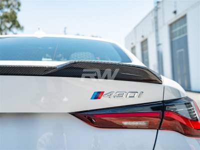 RW Carbon - BMW G22 G82 DTM Carbon Fiber Trunk Spoiler bmwg82014 - Image 4