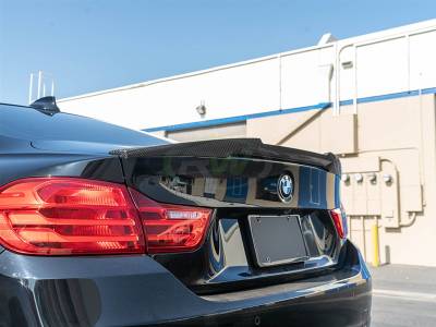 BMW F32 M4 Style Carbon Fiber Trunk Spoiler bmwf32021