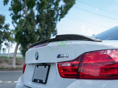 RW Carbon - BMW F33 F83 CS Style Carbon Fiber Trunk Spoiler bmwf8x040 - Image 4