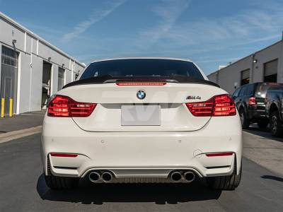 RW Carbon - BMW F33 F83 M4 Style Carbon Fiber Trunk Spoiler bmwf8x063 - Image 2