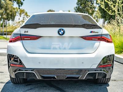 RW Carbon - BMW G26 i4 Performance Style CF Trunk Spoiler bmwg2609 - Image 2