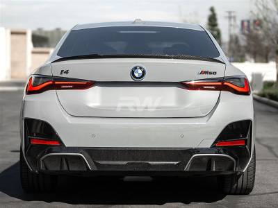 RW Carbon - BMW G26 4-Series / i4 Carbon Fiber DTM Trunk Spoiler bmwg2601 - Image 2