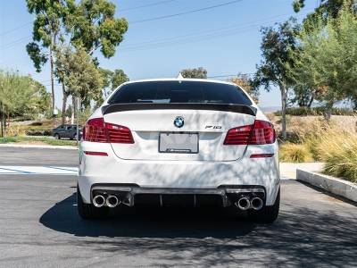 RW Carbon - BMW F10 DTM Carbon Fiber Trunk Spoiler bmwf10004 - Image 3
