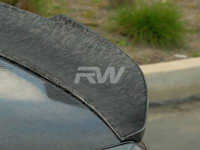 RW Carbon - BMW F10 GTX Forged Carbon Trunk Spoiler bmwf1001 - Image 2