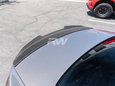 RW Carbon - BMW G30 F90 GTX Carbon Fiber Trunk Spoiler bmwf9022 - Image 2