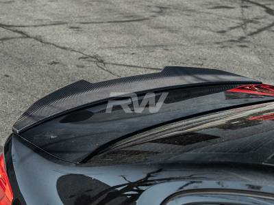RW Carbon - BMW G30 F90 GTX Carbon Fiber Trunk Spoiler bmwf9022 - Image 4