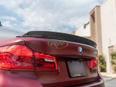 BMW G30 F90 3D Style Carbon Fiber Trunk Spoiler bmwg30016
