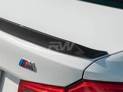 RW Carbon - BMW G30 F90 3D Style Carbon Fiber Trunk Spoiler bmwg30016 - Image 4