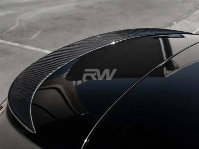 BMW F06 F13 Perf Style Carbon Fiber Trunk Spoiler bmwf13001