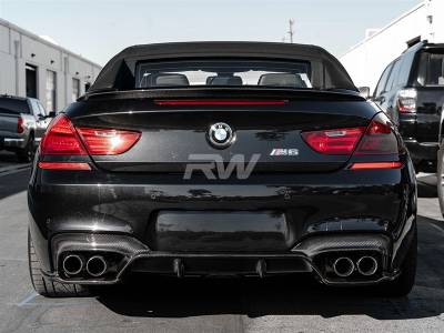 RW Carbon - BMW F06 F13 Perf Style Carbon Fiber Trunk Spoiler bmwf13001 - Image 2