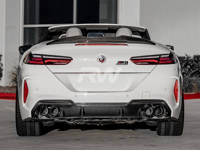 RW Carbon - BMW G14 F91 Convertible GTX CF Trunk Spoiler bmwg1402 - Image 2