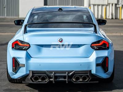 RW Carbon - BMW G87 M2 Carbon Fiber Performance Style Wing bmwg87026 - Image 3