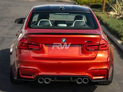 RW Carbon - BMW F80 M3 Performance Style CF Trunk Spoiler bmwf80001 - Image 3