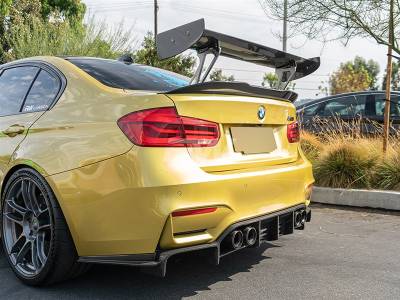 RW Carbon - BMW M2 M3 M4 GTS Style Carbon Fiber Wing bmwf8x030 - Image 2