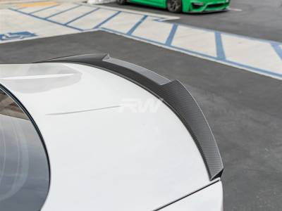 RW Carbon - BMW F82 M4 Style Carbon Fiber Trunk Spoiler bmwf82m410 - Image 2