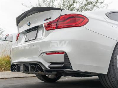 RW Carbon - BMW F82 M4 Style Carbon Fiber Trunk Spoiler bmwf82m410 - Image 4