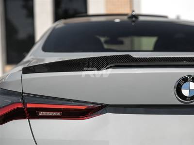 RW Carbon - BMW G22 G82 Coupe M4 Style CF Trunk Spoiler bmwg2201 - Image 5
