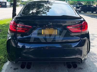 RW Carbon - BMW F16/F86 GTX Carbon Fiber Trunk Spoiler bmwf16006 - Image 2
