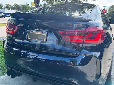 RW Carbon - BMW F16/F86 GTX Carbon Fiber Trunk Spoiler bmwf16006 - Image 3
