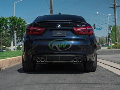 RW Carbon - BMW F16 X6 F86 X6M Carbon Fiber Trunk Spoiler bmwf16001 - Image 5