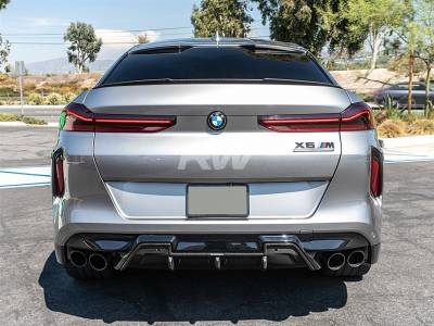 RW Carbon - BMW G06 X6 F96 X6M M Style CF Trunk Spoiler bmwg06003 - Image 2