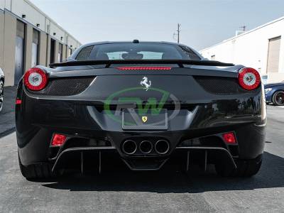 RW Carbon - Ferrari 458 Carbon Fiber Rear Wing Ferrari458-02 - Image 3