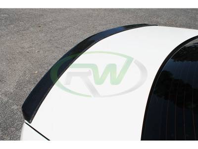RW Carbon - Mercedes W204 AMG Style Carbon Fiber Trunk Spoiler mercw20431 - Image 4