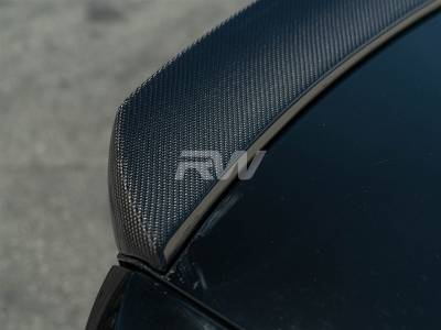 RW Carbon - Mercedes W204 DTM Carbon Fiber Trunk Spoiler mercw20423 - Image 3