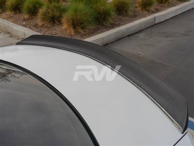 RW Carbon - Mercedes W204 Coupe DTM Carbon Fiber Trunk Spoiler mercw20441 - Image 2