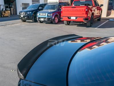 RW Carbon - Mercedes W204 Coupe DTM Carbon Fiber Trunk Spoiler mercw20441 - Image 4