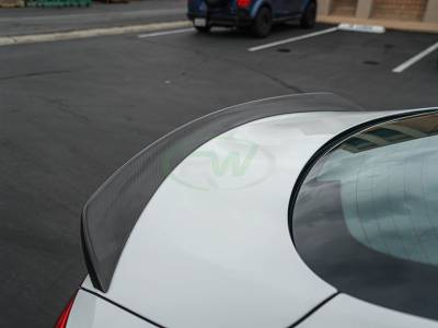 RW Carbon - Mercedes W205 Coupe DTM CF Trunk Spoiler mercw20538 - Image 2