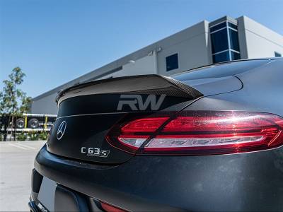RW Carbon - Mercedes W205 Coupe DTM CF Trunk Spoiler mercw20538 - Image 6