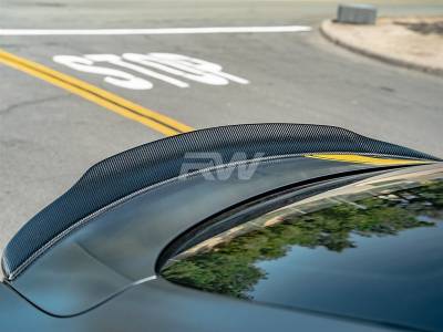 RW Carbon - Mercedes W205 Coupe GTX Carbon Fiber Trunk Spoiler mercw20529 - Image 2