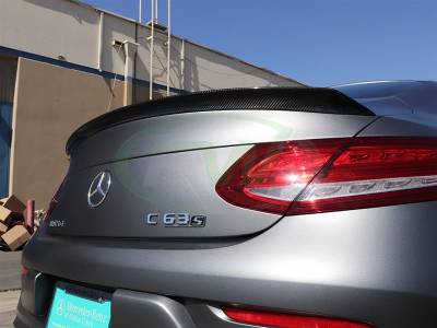 Mercedes W205 Coupe ED1 Style CF Trunk Spoiler mercw20522