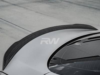 RW Carbon - Mercedes W205 Coupe ED1 V2 Style CF Trunk Spoiler mercw20539 - Image 3