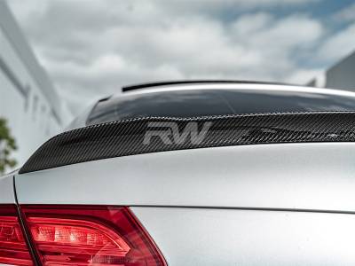 RW Carbon - Mercedes W205 Coupe ED1 V2 Style CF Trunk Spoiler mercw20539 - Image 4